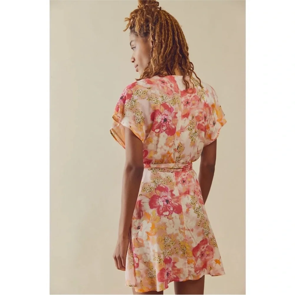 Free People ❥ Floral Mini Dress - Picture 2 of 8